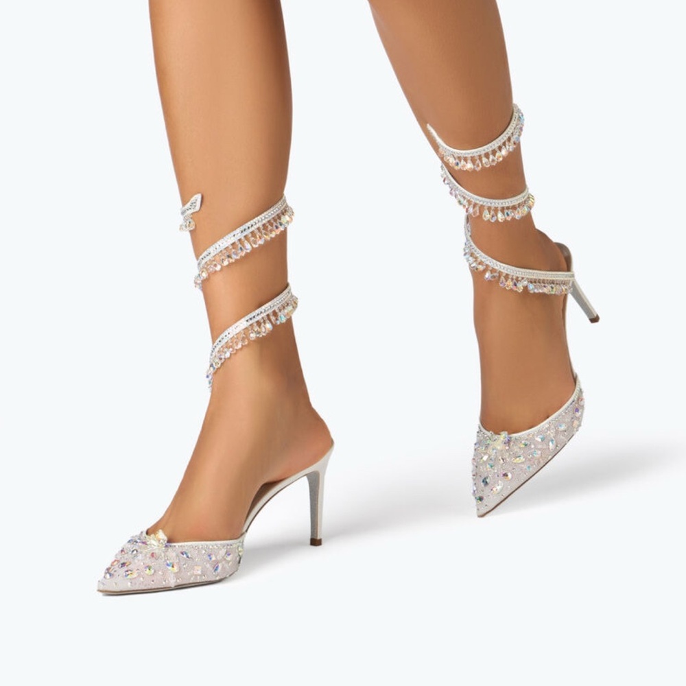 Rene Caovilla Cleo Chandelier Crystal Pumps - Picture 3 of 17